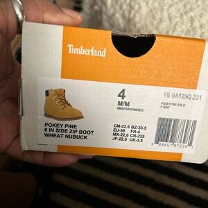 Timberland Kids Wheat Zip Boots